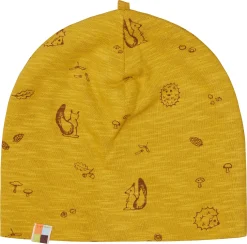 Beanie aus Slub Jersey mit Druck