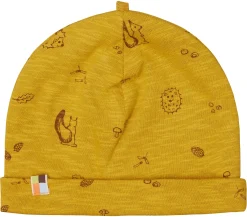 Beanie aus Slub Jersey mit Druck