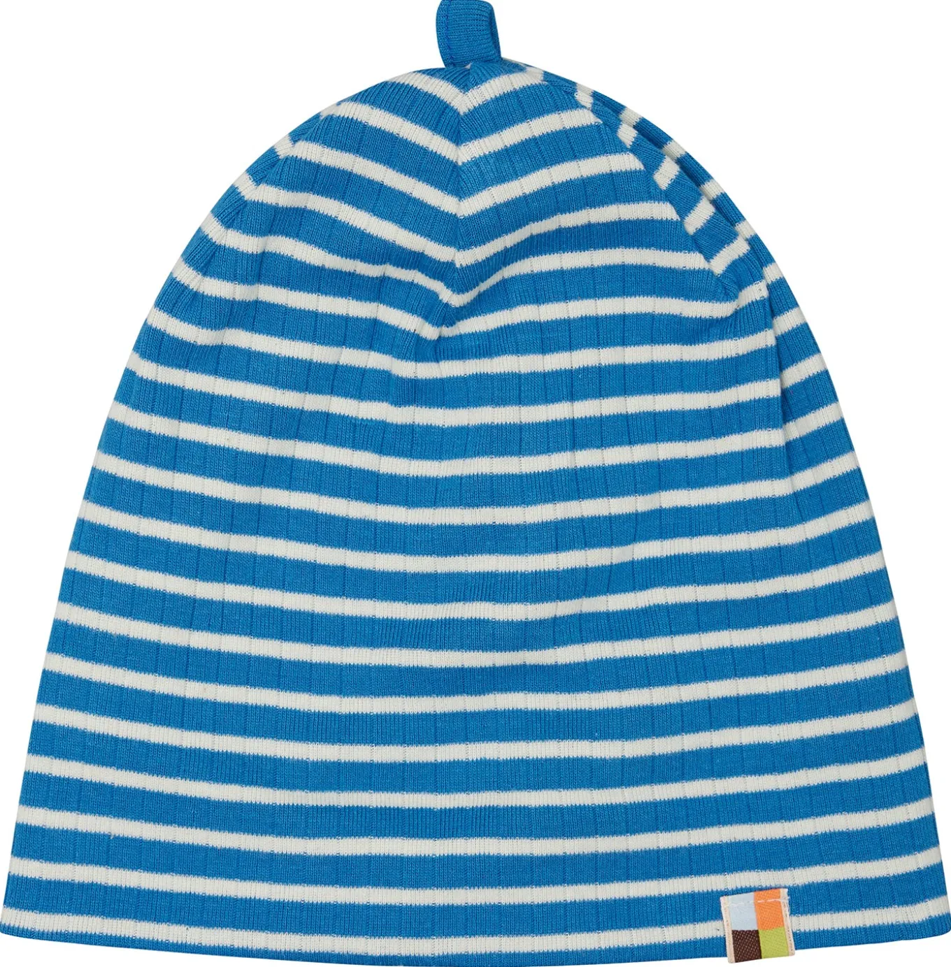Beanie gestreift mit Rippe