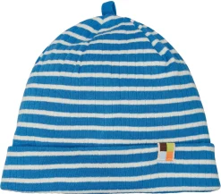 Beanie gestreift mit Rippe