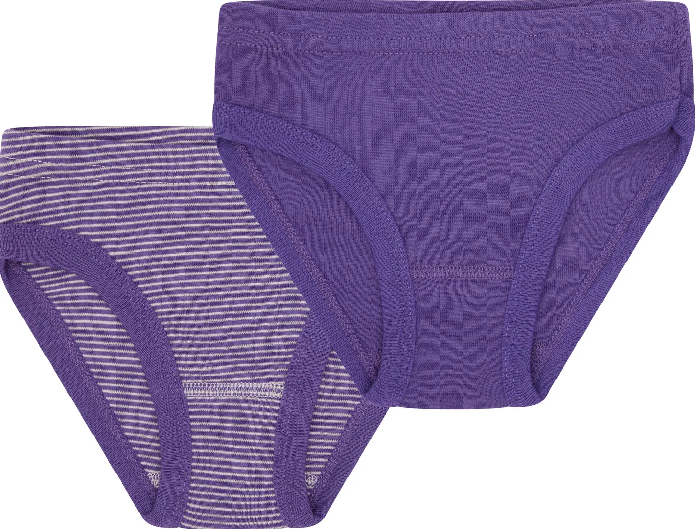 Doppelpack Slips aus Feinripp