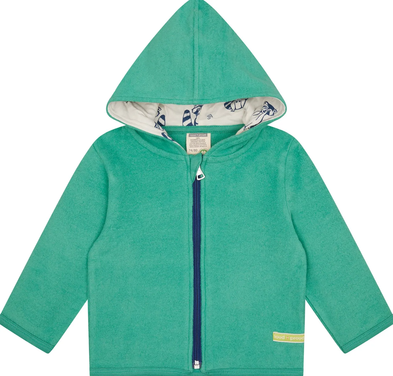 Jacke aus Baumwoll-Fleece