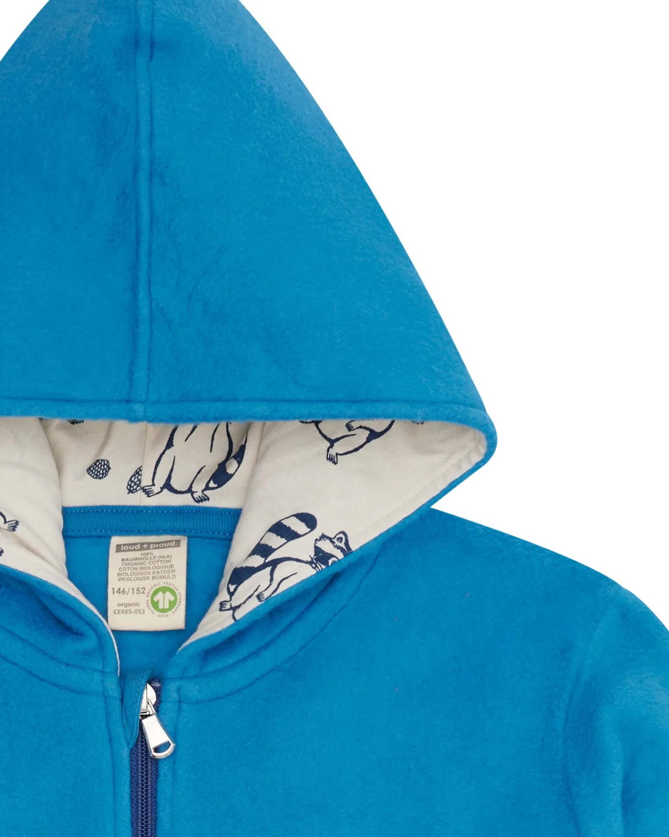 Jacke aus Baumwoll-Fleece