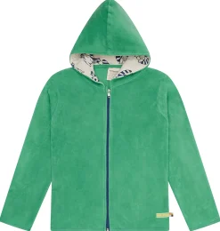 Jacke aus Baumwoll-Fleece