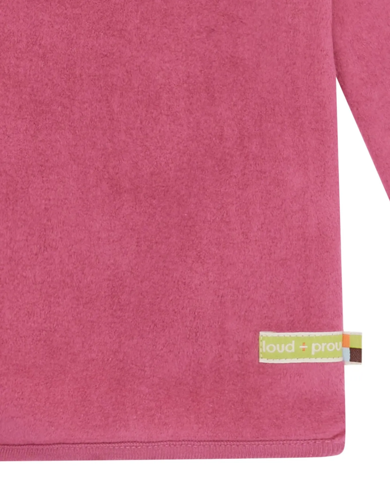 Jacke aus Baumwoll-Fleece