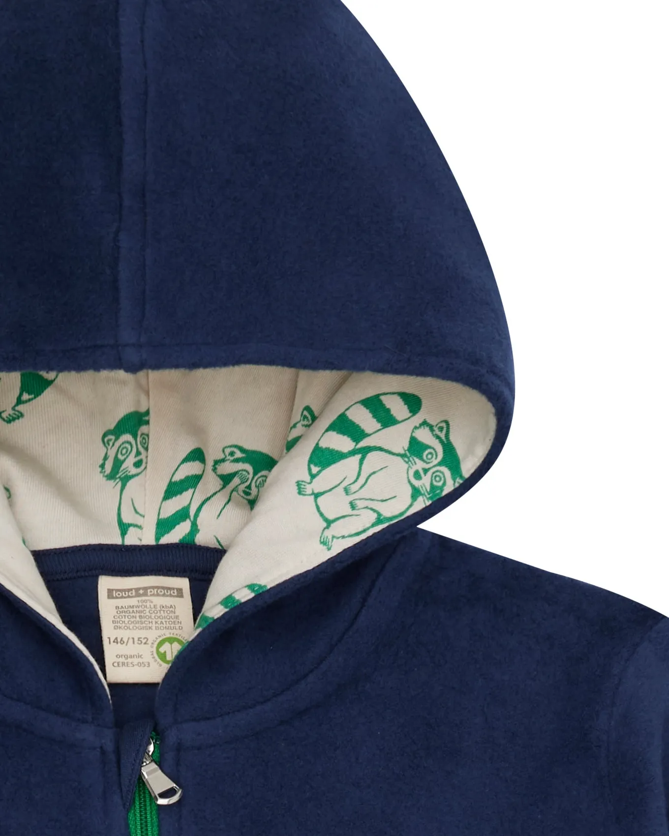 Jacke aus Baumwoll-Fleece
