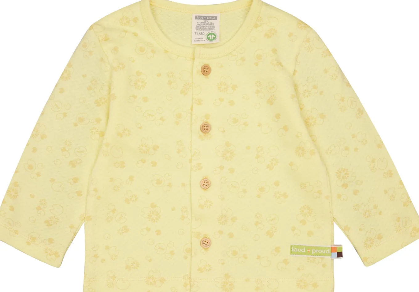 Jacke aus Musseline Jersey mit Druck