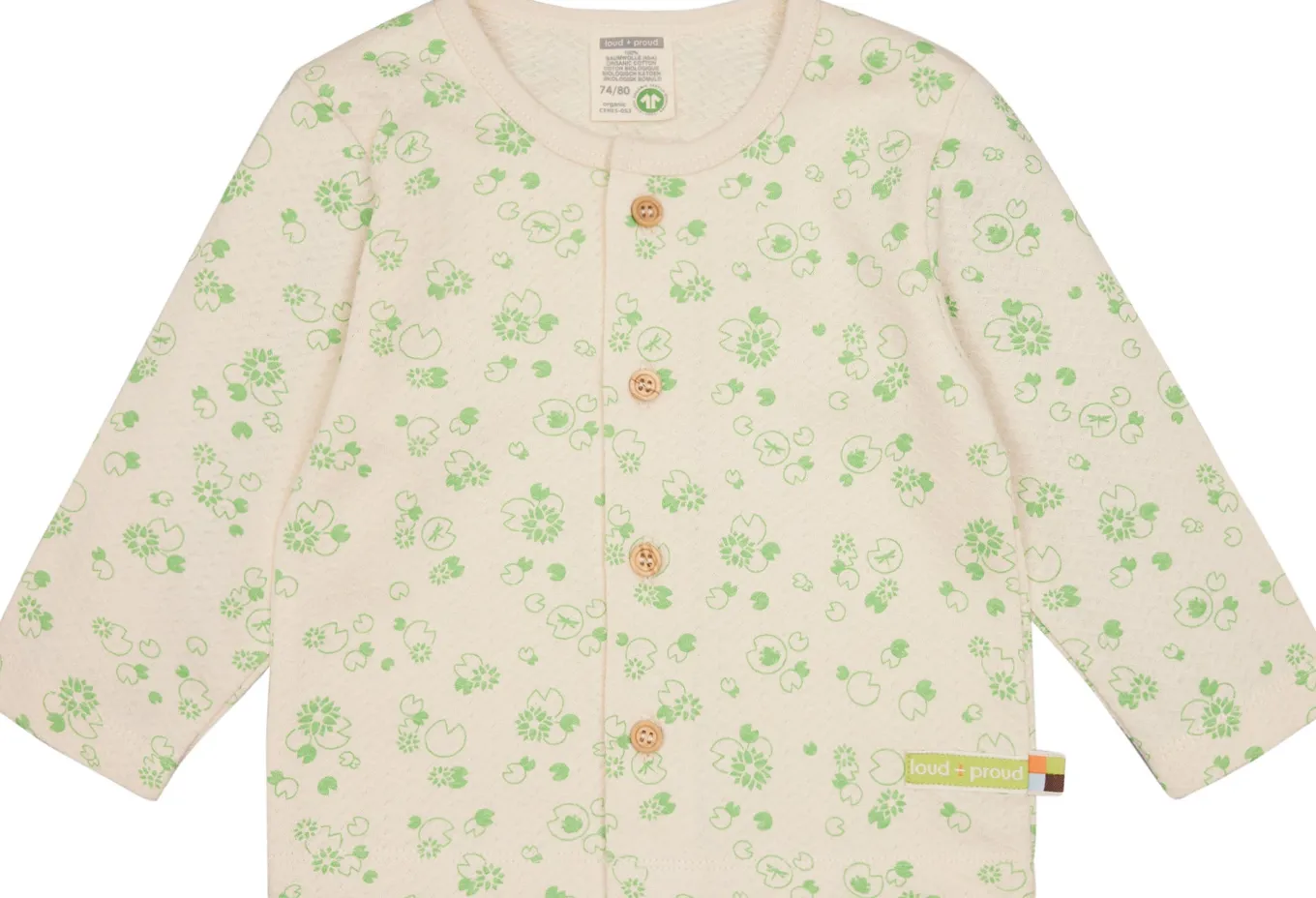 Jacke aus Musseline Jersey mit Druck