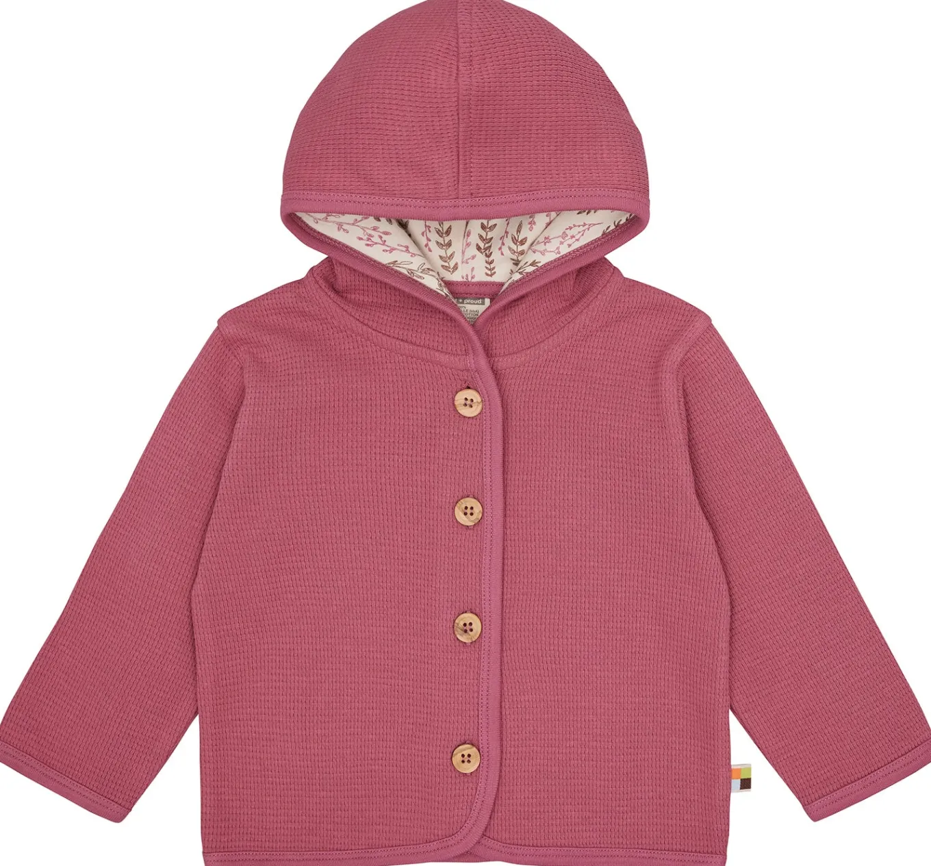 Jacke in Waffeloptik