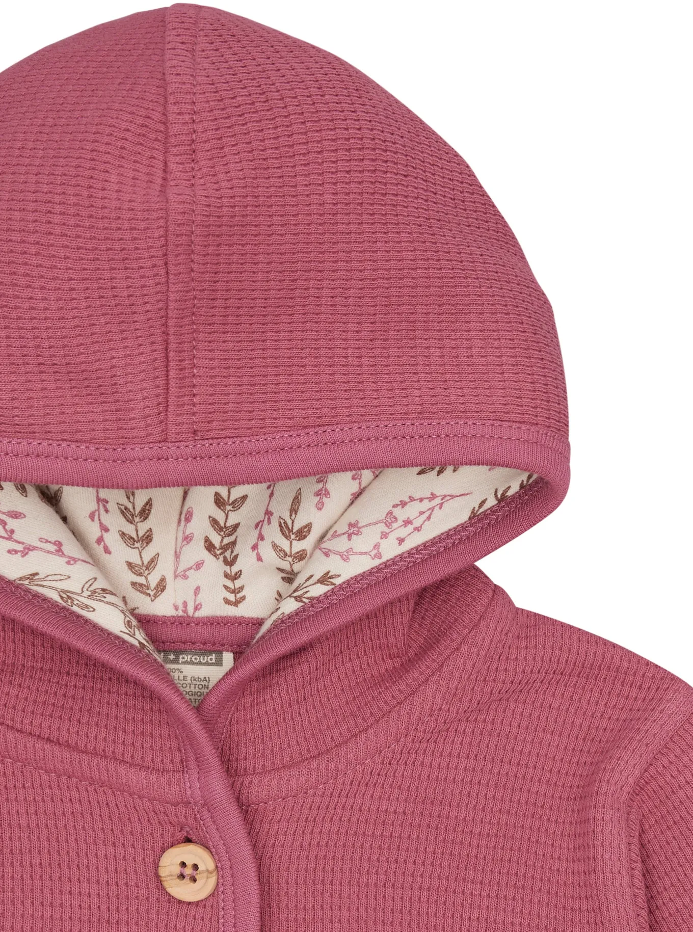 Jacke in Waffeloptik