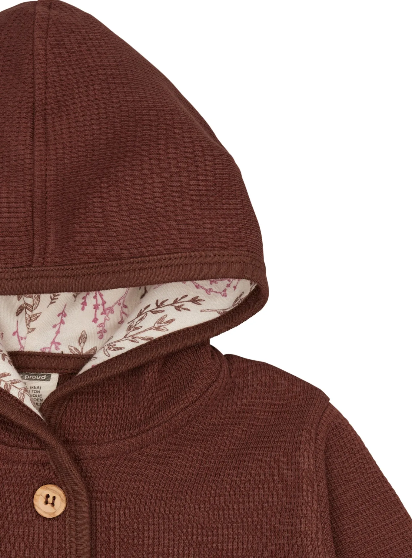 Jacke in Waffeloptik