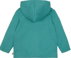 Kapuzenjacke in Waffelstruktur