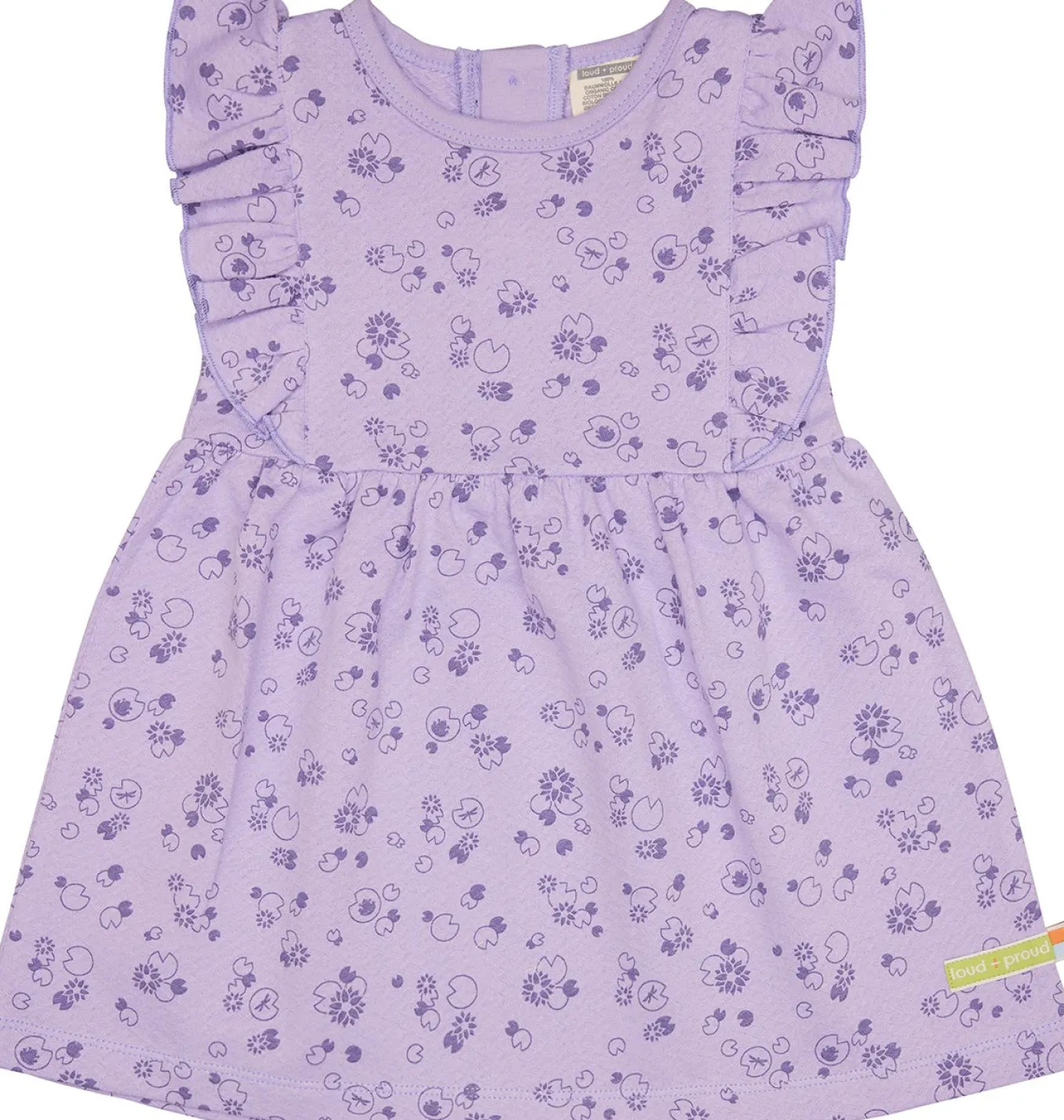Kleid aus Musseline Jersey mit Druck