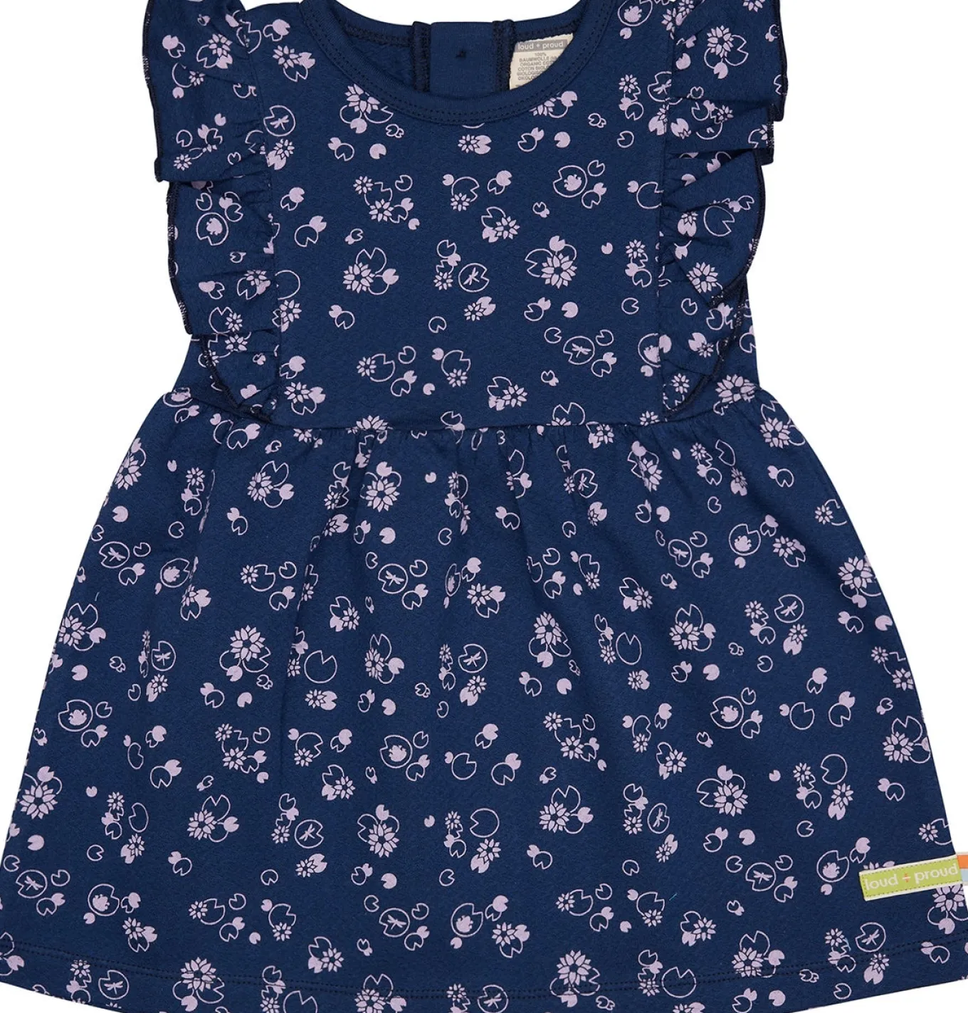 Kleid aus Musseline Jersey mit Druck