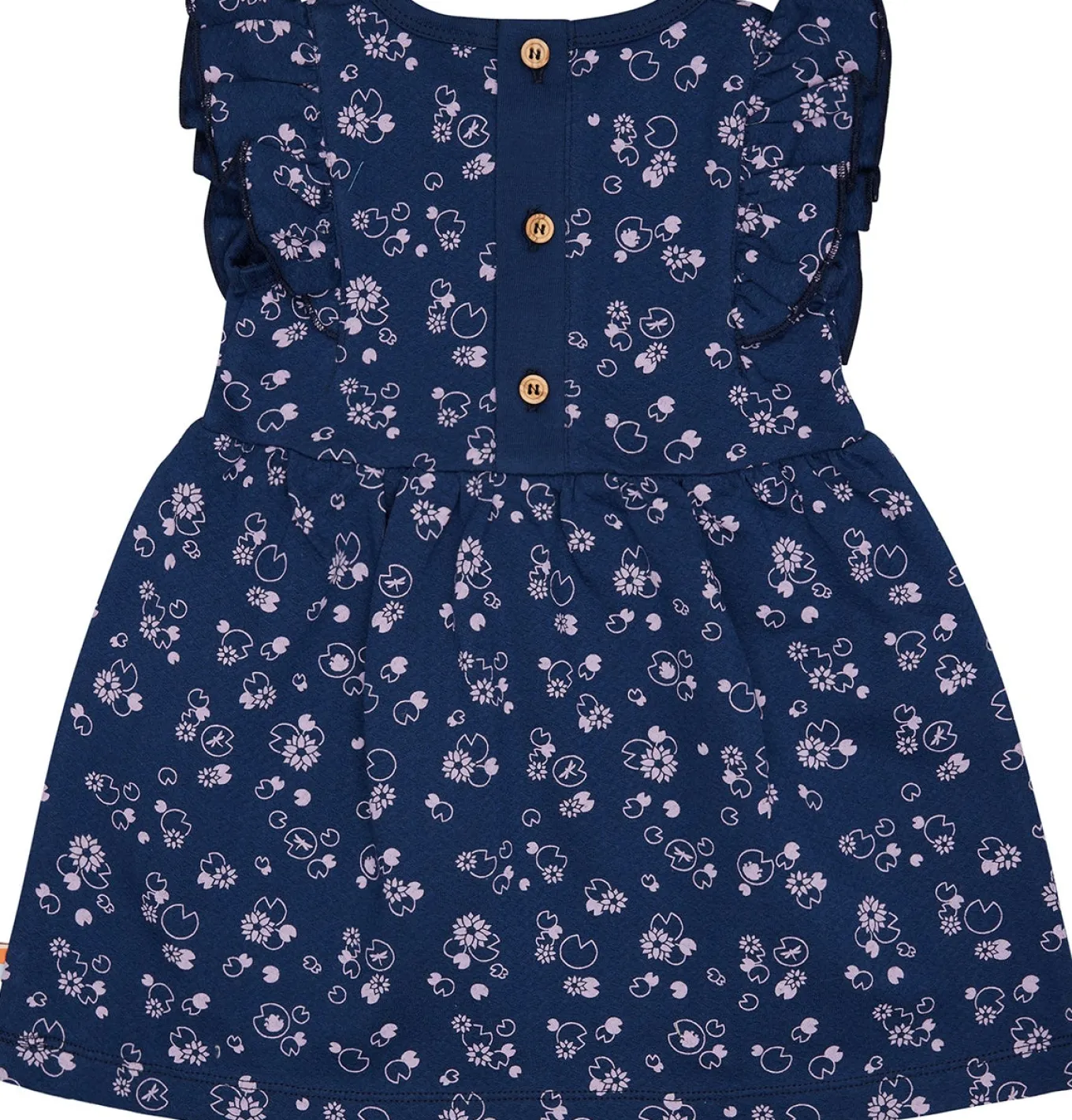 Kleid aus Musseline Jersey mit Druck