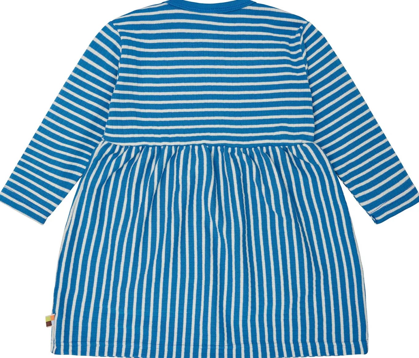 Kleid langarm gestreift mit Rippe
