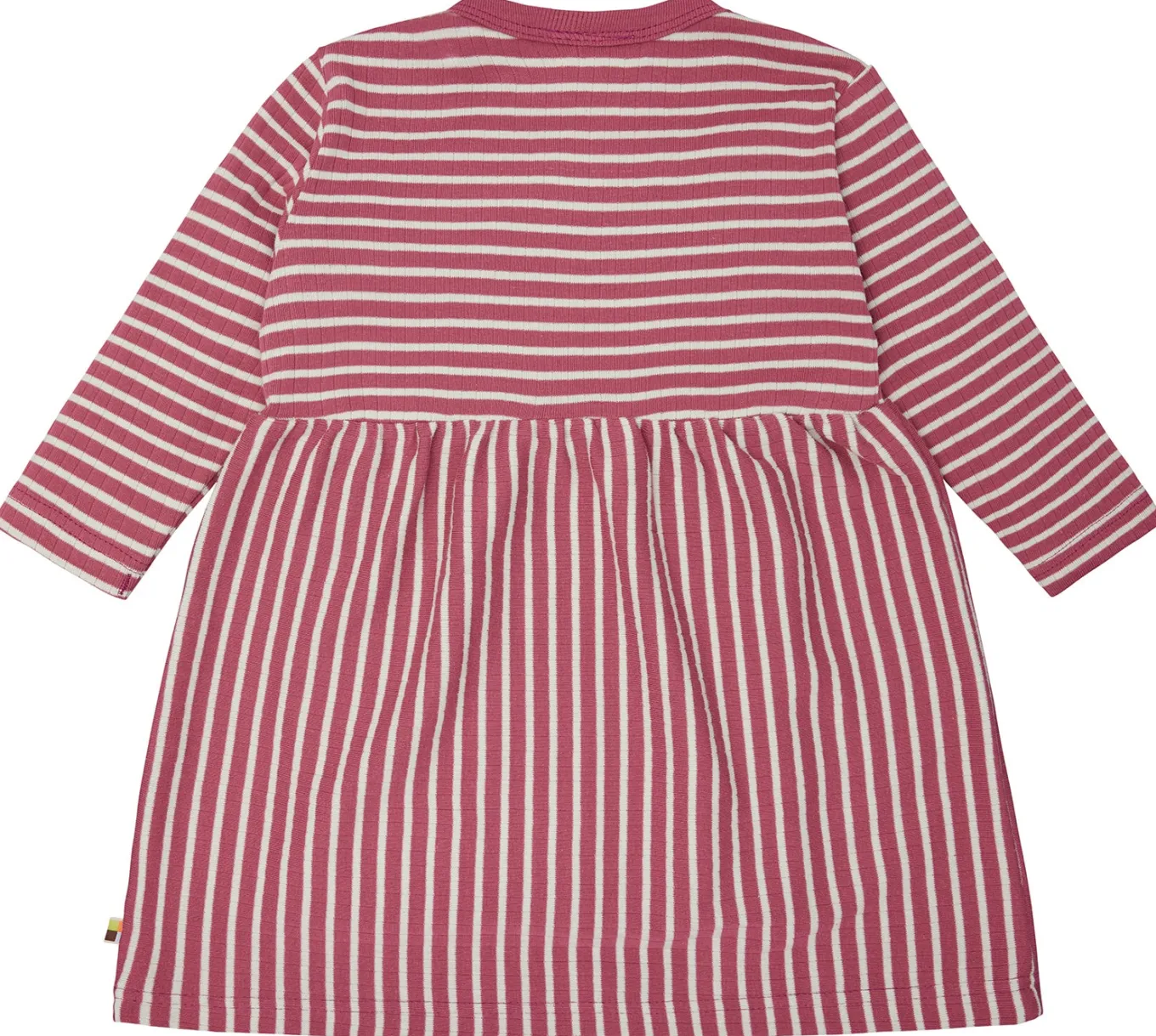 Kleid langarm gestreift mit Rippe