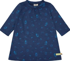 Kleid Slub Jersey mit Druck