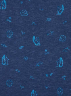 Kleid Slub Jersey mit Druck