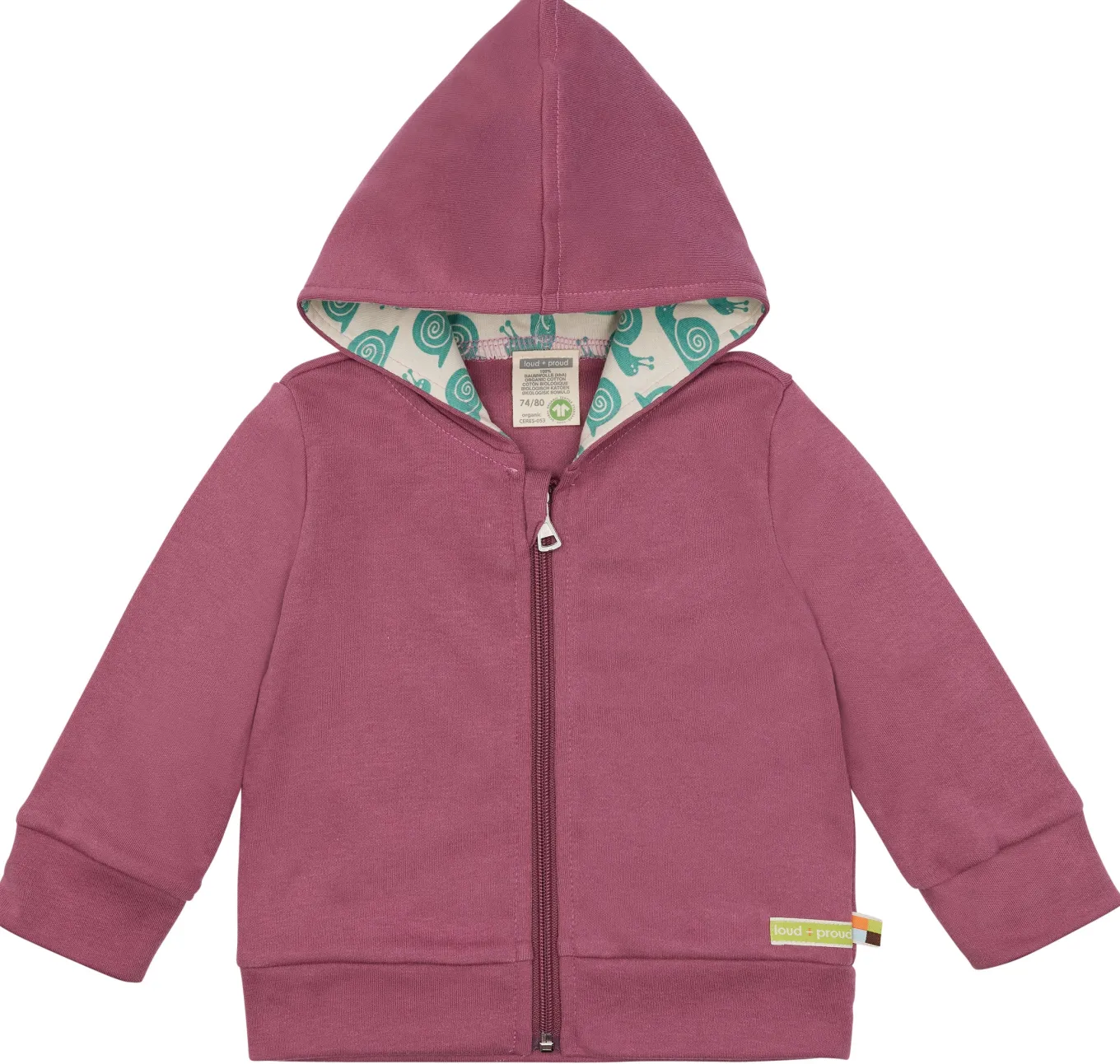 Leichte Kapuzenjacke aus Interlock