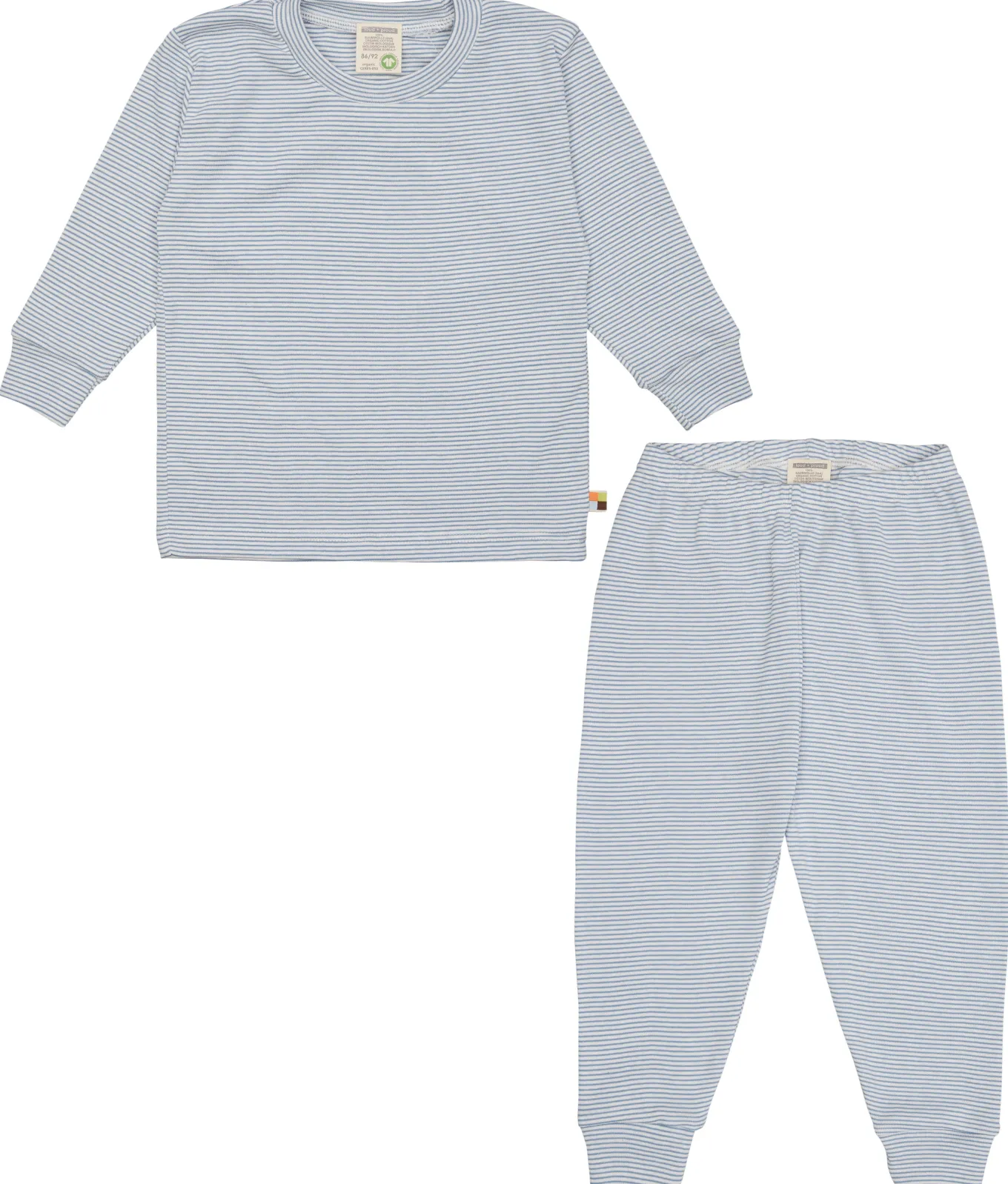 Schlafanzug Streifen aus Feinripp