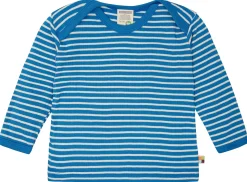 Shirt langarm gestreift mit Rippe