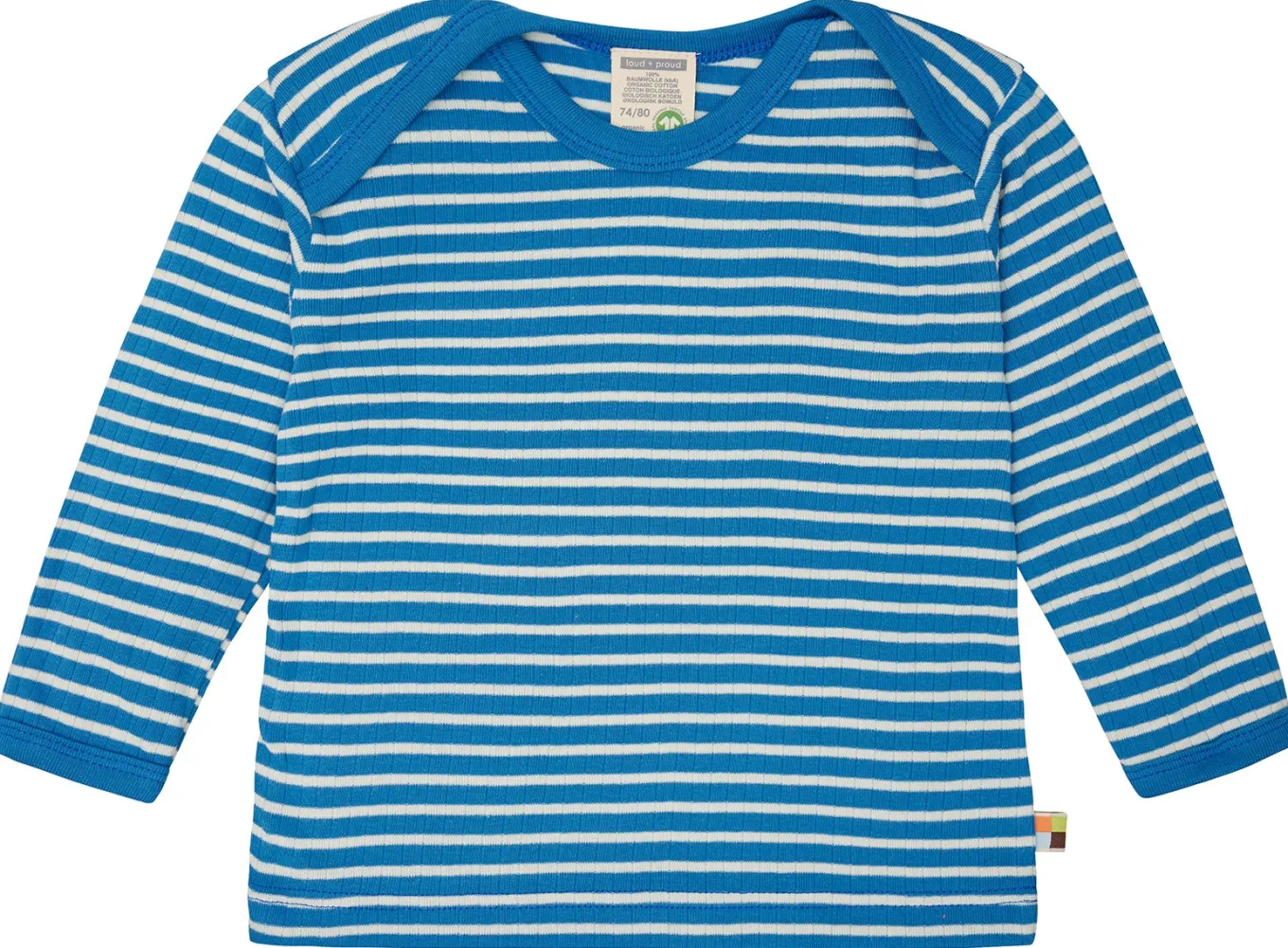 Shirt langarm gestreift mit Rippe