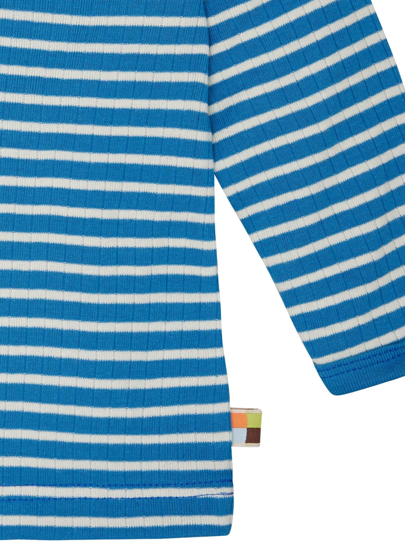 Shirt langarm gestreift mit Rippe