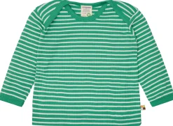 Shirt langarm gestreift mit Rippe