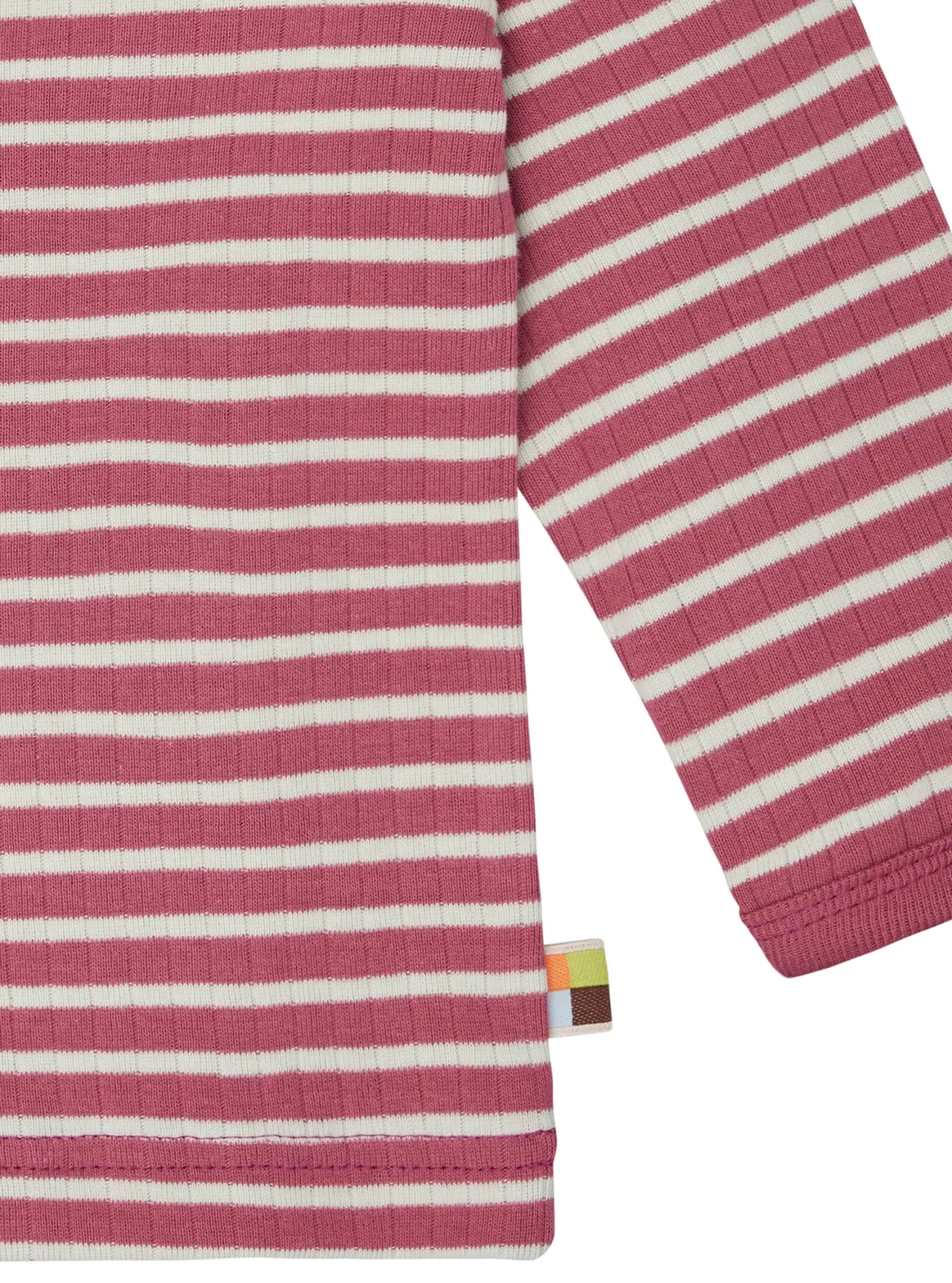 Shirt langarm gestreift mit Rippe