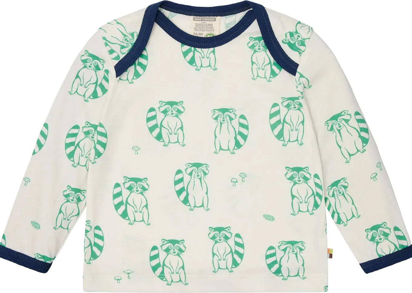 Shirt langarm mit Druck