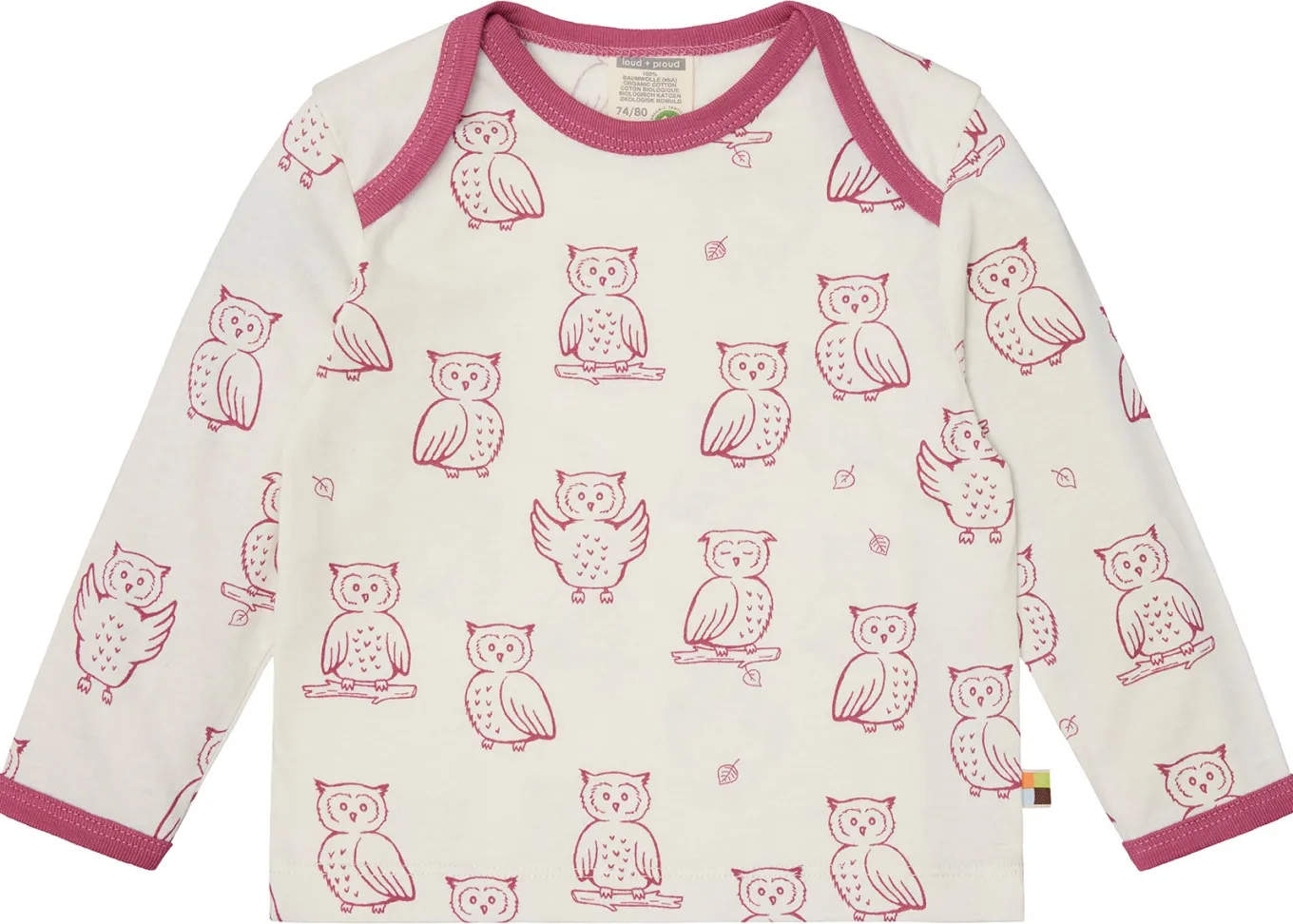 Shirt langarm mit Druck