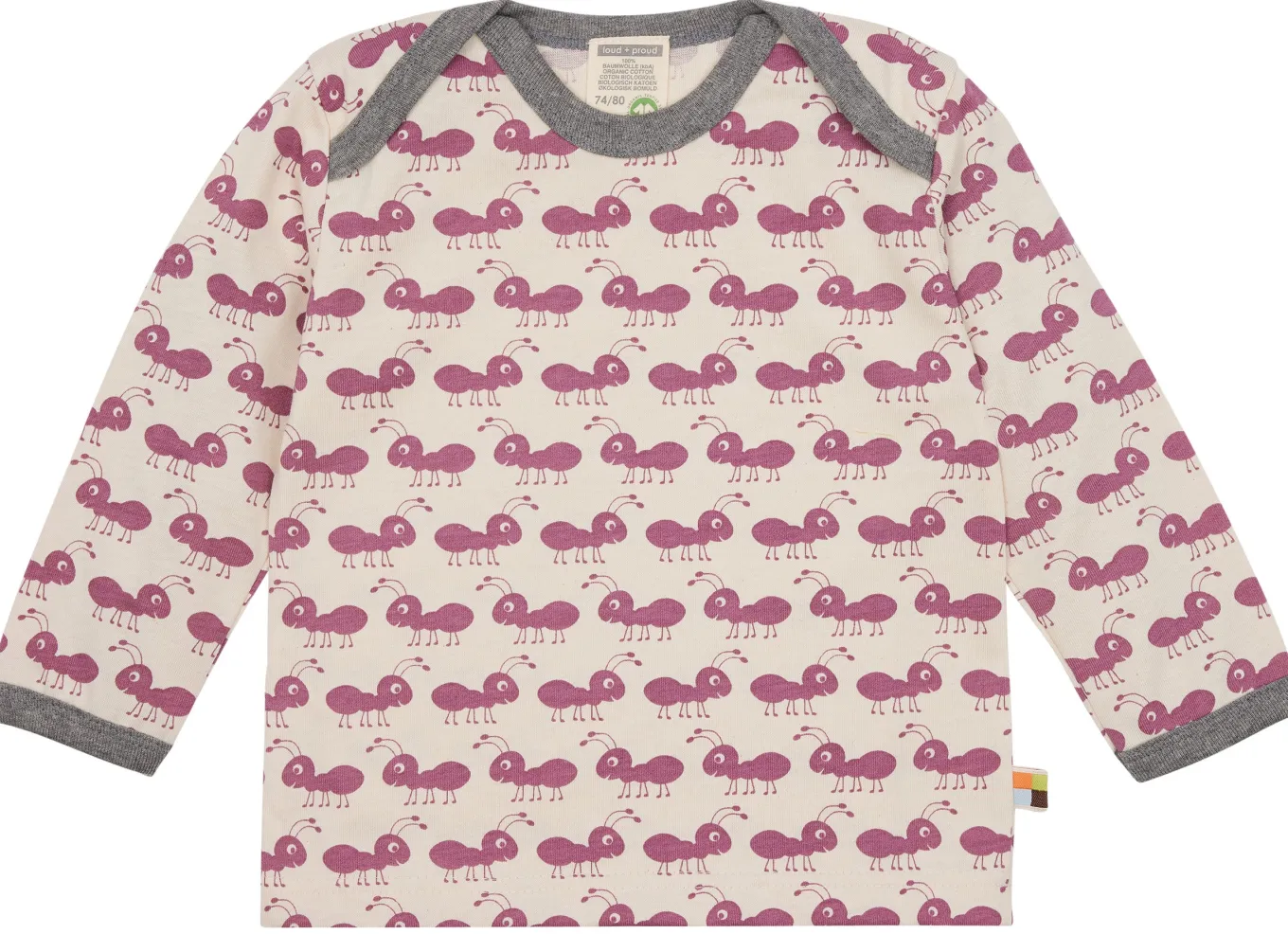 Shirt Langarm mit Druck Ameisen