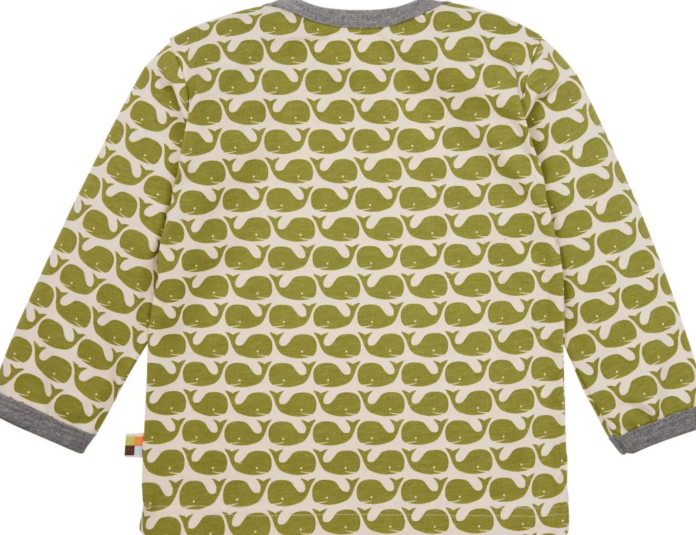 Shirt Langarm mit Druck Wale