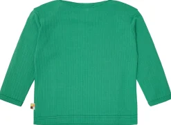 Shirt langarm Uni mit Rippe