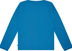 Shirt langarm Uni mit Rippe