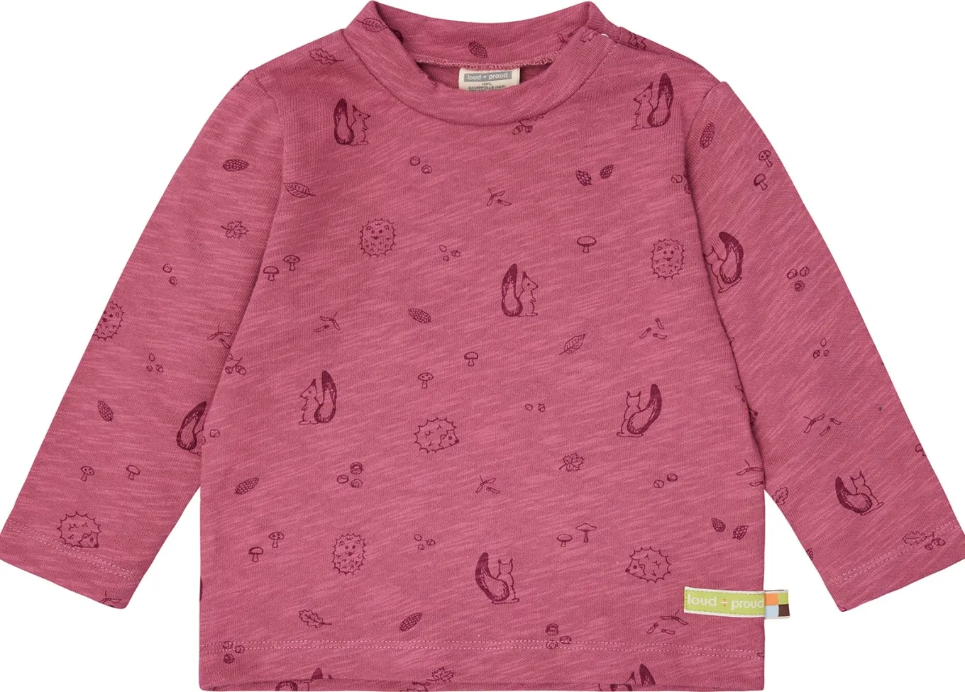 Shirt Slub Jersey mit Druck