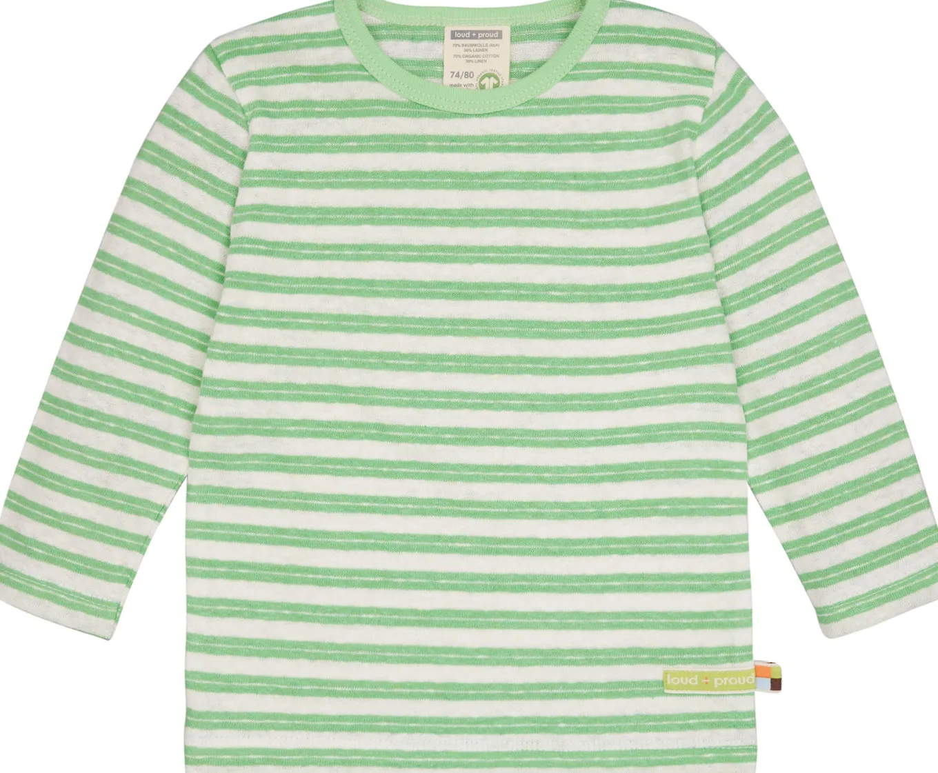 Shirt Streifen mit Leinen