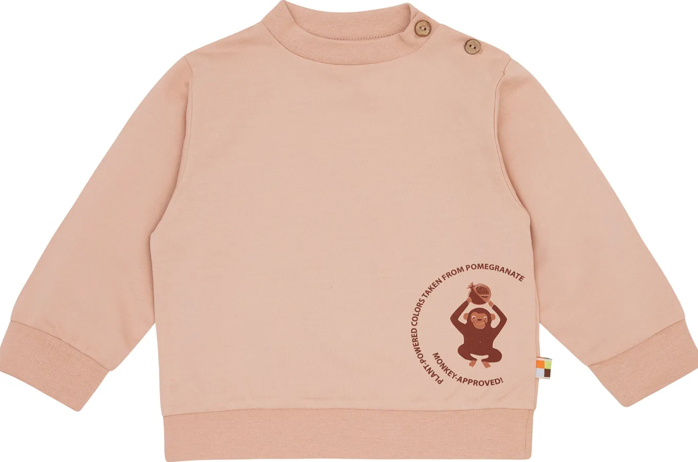 Sweatshirt mit Pflanzenfarben gefärbt