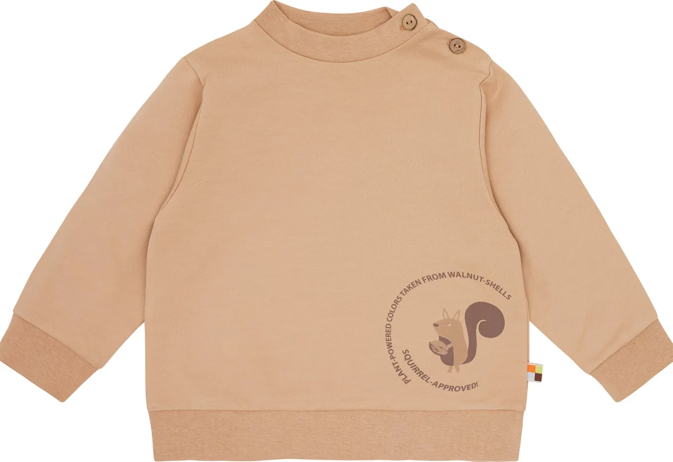 Sweatshirt mit Pflanzenfarben gefärbt