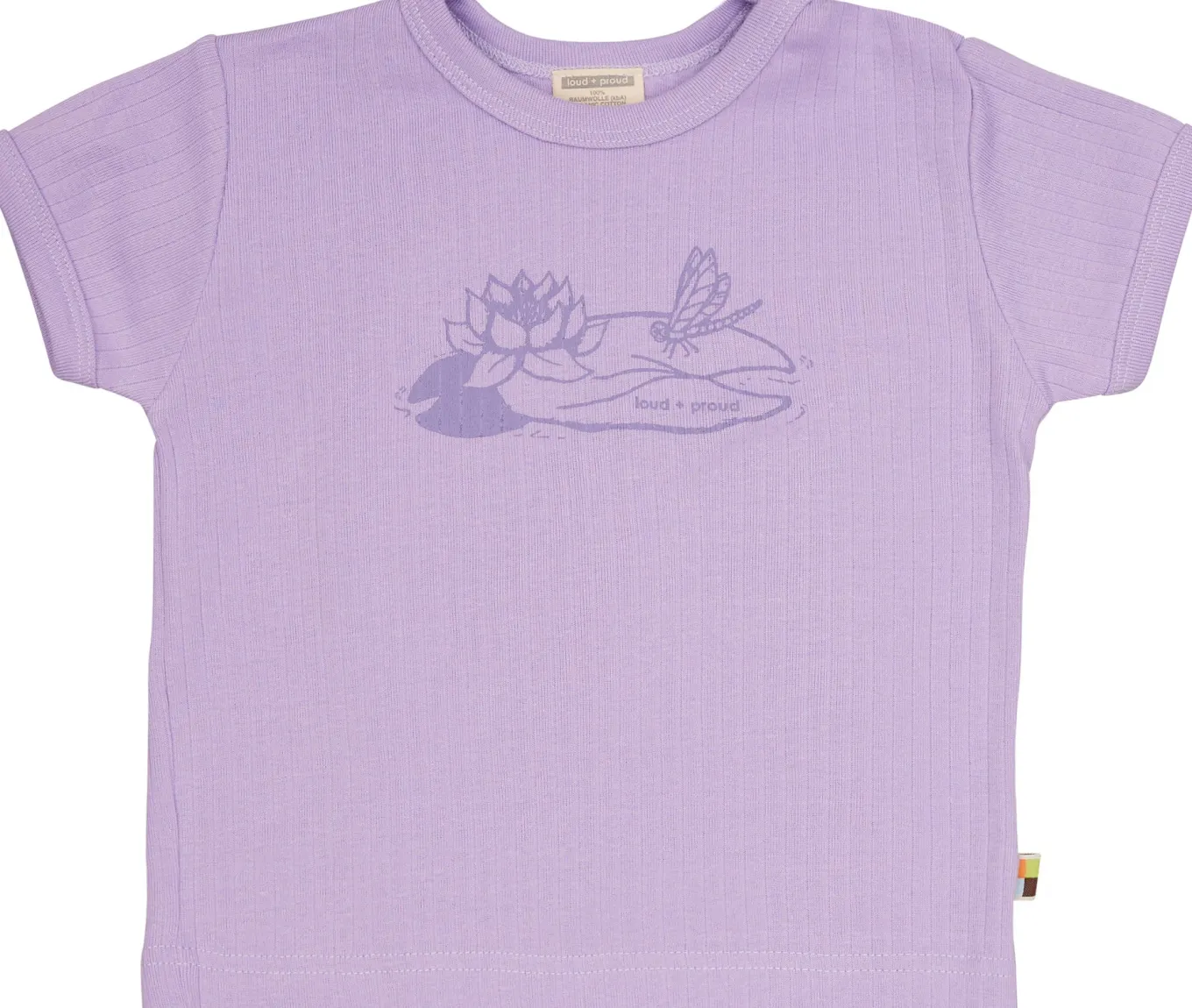 T-Shirt Derby Rib mit Druck