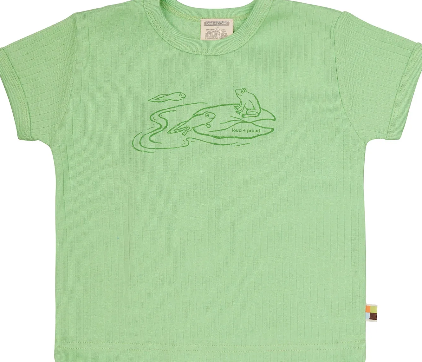 T-Shirt Derby Rib mit Druck