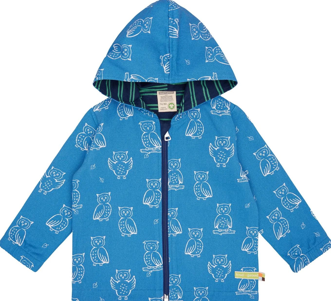 Wasserabweisende Jacke mit Druck