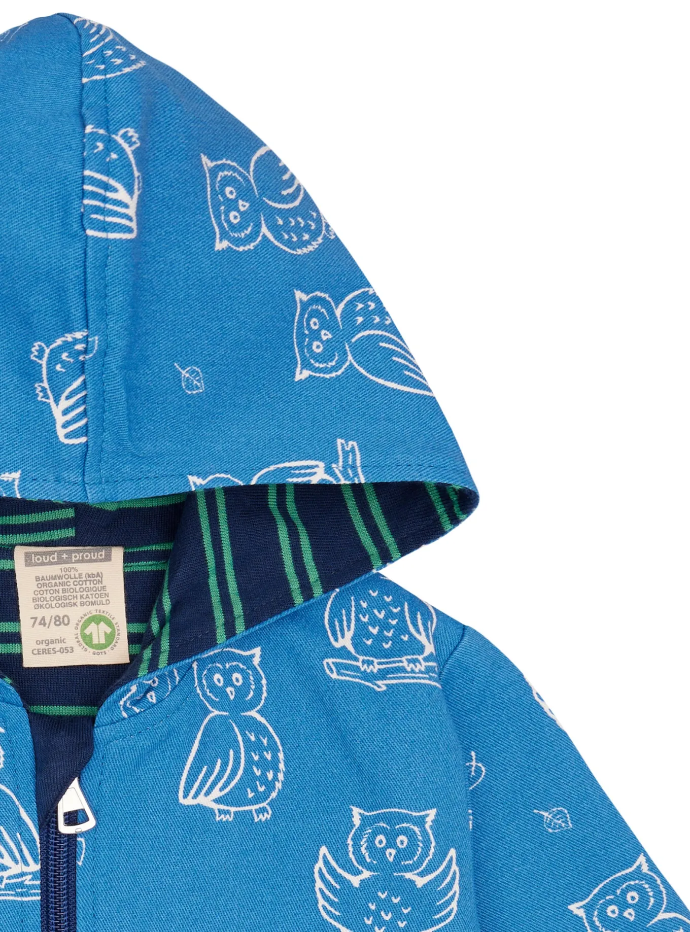 Wasserabweisende Jacke mit Druck