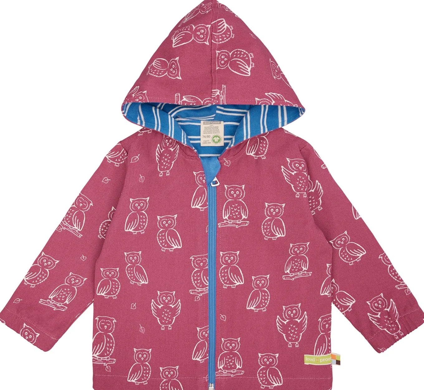 Wasserabweisende Jacke mit Druck