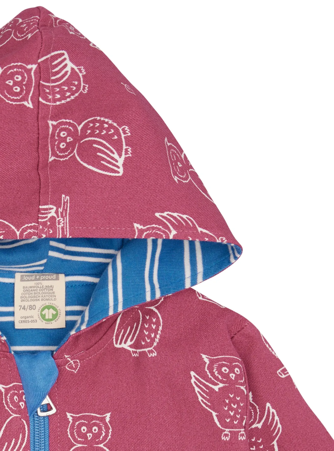 Wasserabweisende Jacke mit Druck