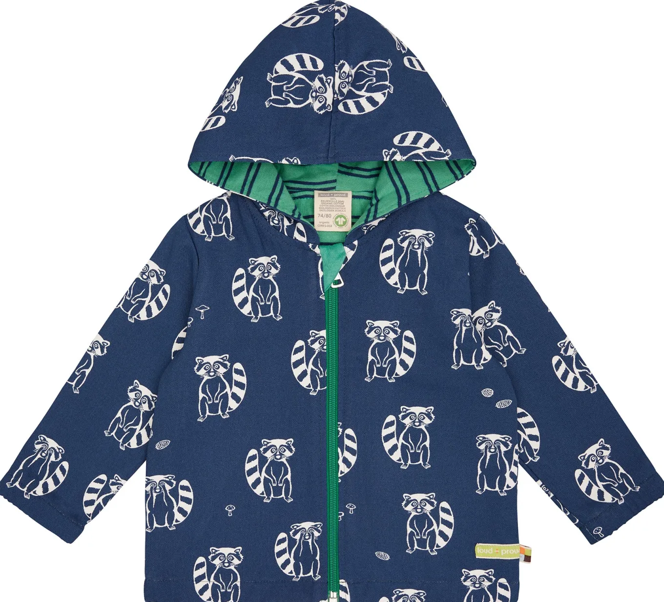 Wasserabweisende Jacke mit Druck