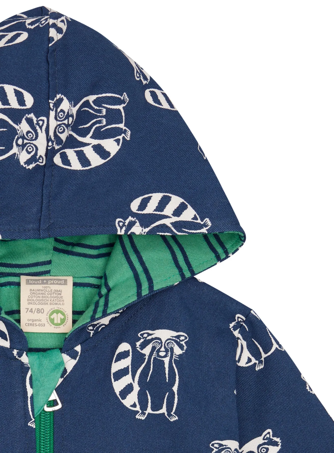Wasserabweisende Jacke mit Druck