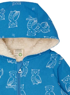 Wasserabweisende Jacke mit Teddyfutter