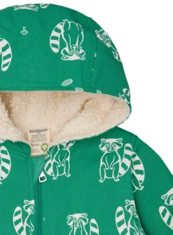 Wasserabweisende Jacke mit Teddyfutter